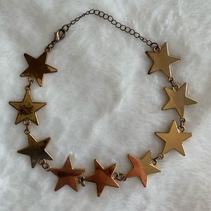 Nasty Gal gold star choker
